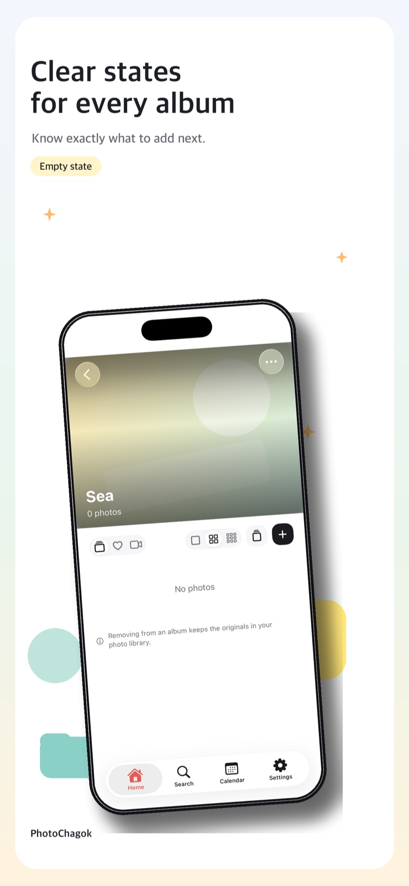 Empty album state